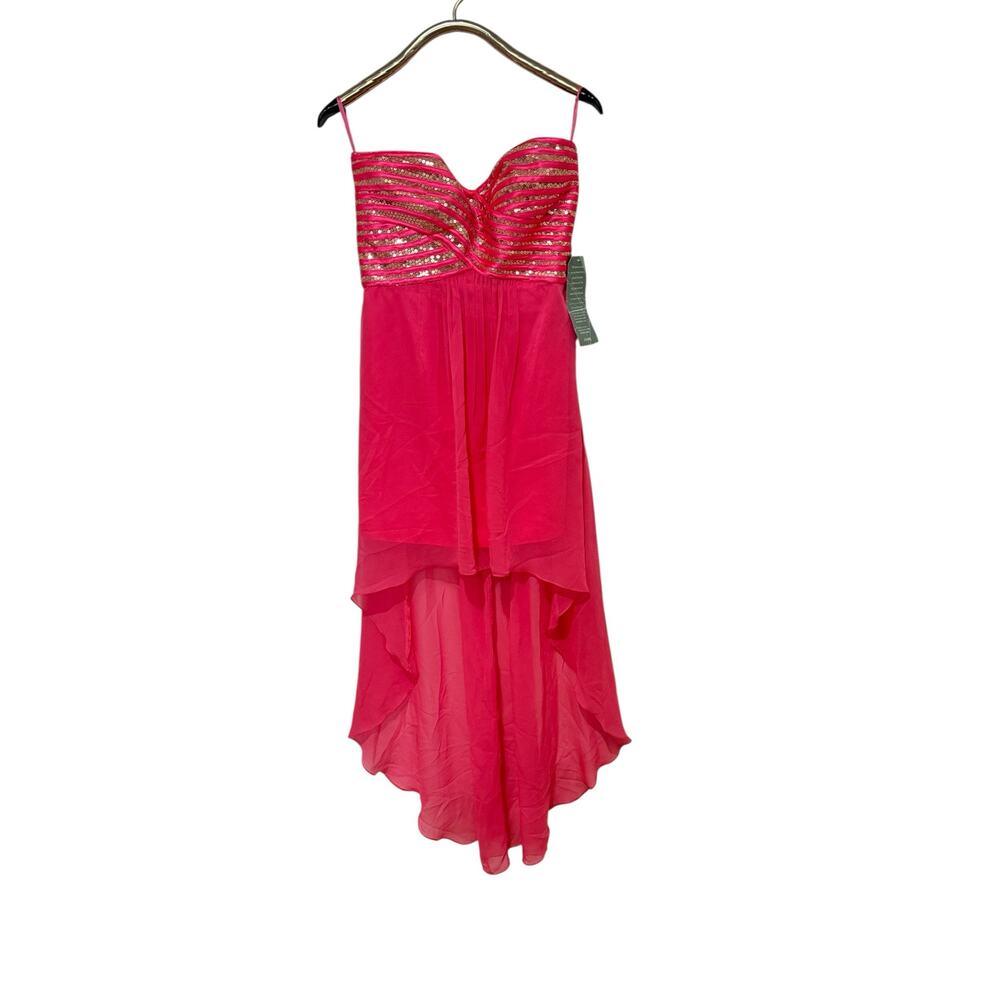ViNTaGe Y2K Pink & Gold Sequin Hi-Low Fairy Dress 11/12